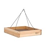 Nature's Way Bird Products CWF3 Cedar Platform Tray Bird Feeder 12' x 12'