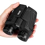 Occer 12x25 Compact Binoculars for Adults and Kids - Large Eyepiece Waterproof Binoculars for Bird Watching - High Powered Easy Focus Binoculars with Low Light Vision for Outdoor Hunting Travel