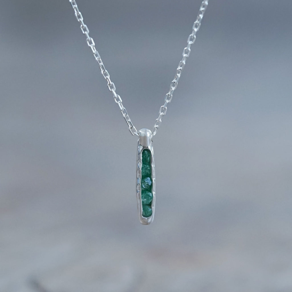 Emerald Necklace with Hidden Gems - Gardens of the Sun | Ethical Jewelry