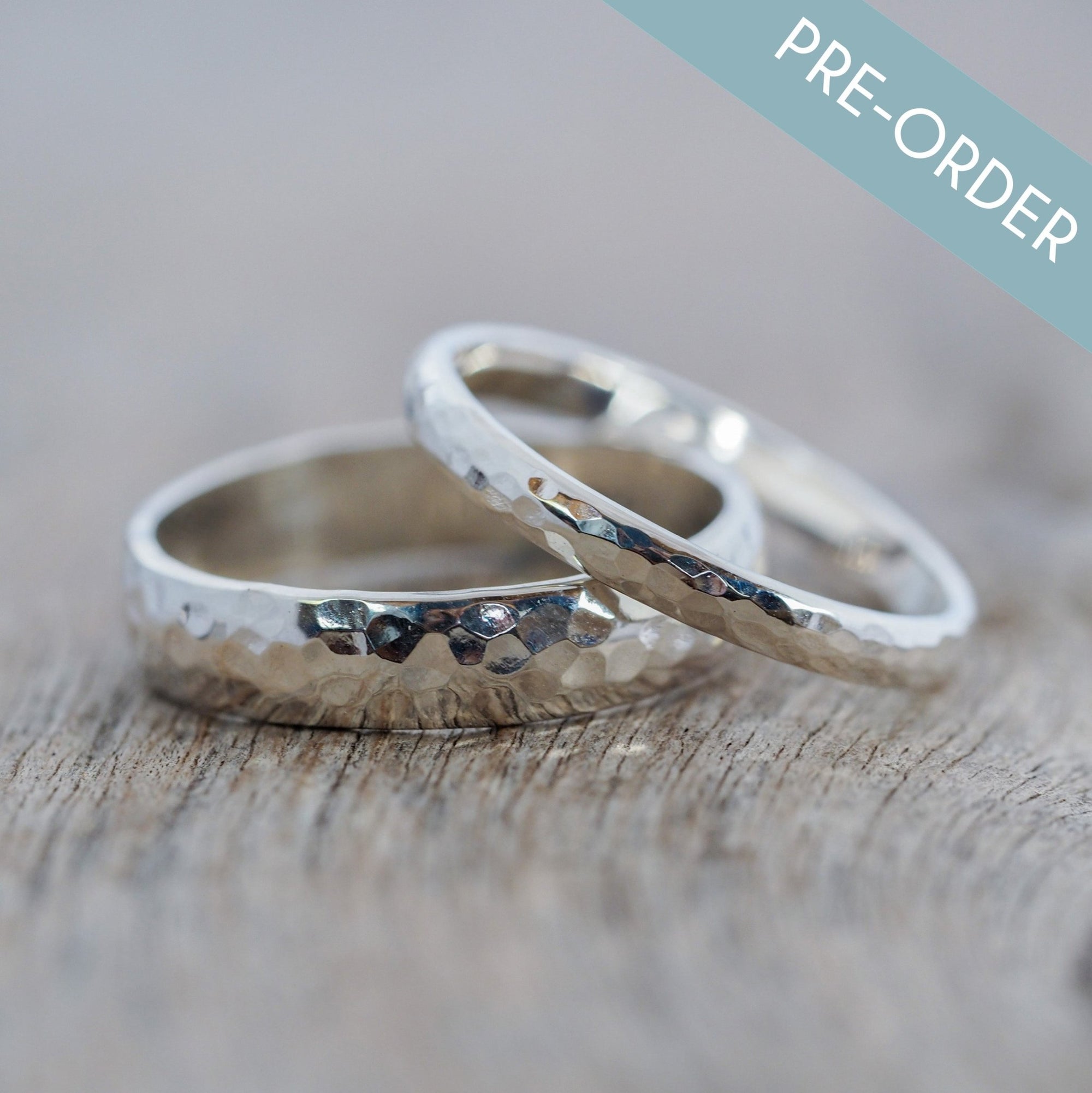 Faceted Wedding Band in Silver - Gardens of the Sun | Ethical Jewelry