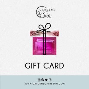 Gift Card - Gardens of the Sun | Ethical Jewelry